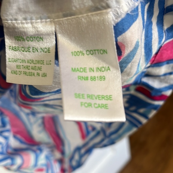 Lilly Pulitzer lightweight shirt dress or coverup - Picture 3 of 3
